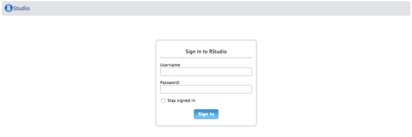 rstudio login